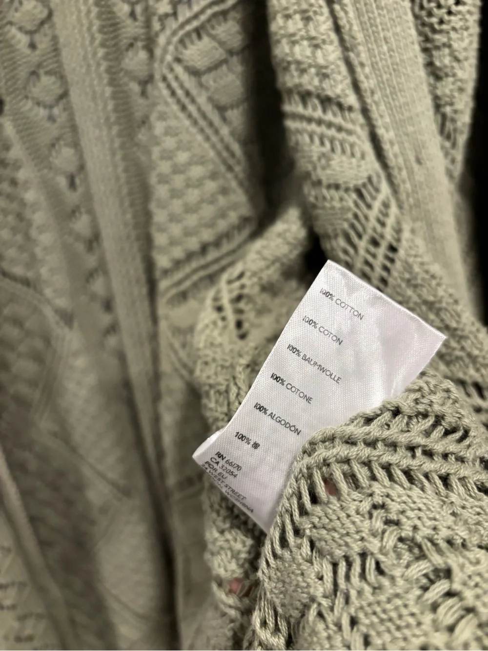 Free People Beach Olive Green Get Away Fauxchet Set Size S